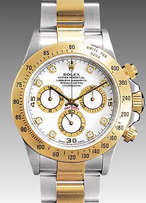 Rolex Daytona White Dial Diamond Markers